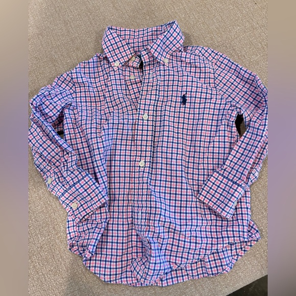 Ralph Lauren Kids Plaid Button-Down Shirt - Picture 1 of 2